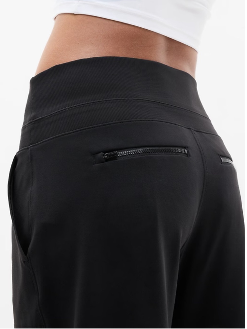 ATHLETA VENICE Wide-Leg High-Rise Black Pants Size SP - Picture 6 of 8